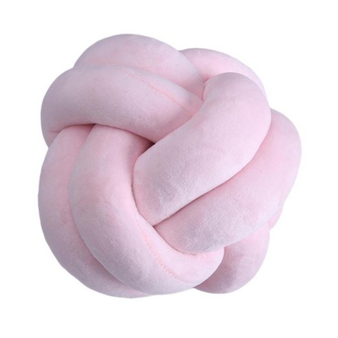 매듭 베개 손으로 짠 소파 생활을 위한 베개 연약한 방석을 던지십시오, 핑크, {"수건소재":"플러시"}
