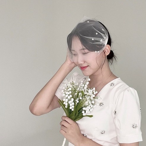 블랙 웨딩베일로 잊지 못할 특별한 순간을!