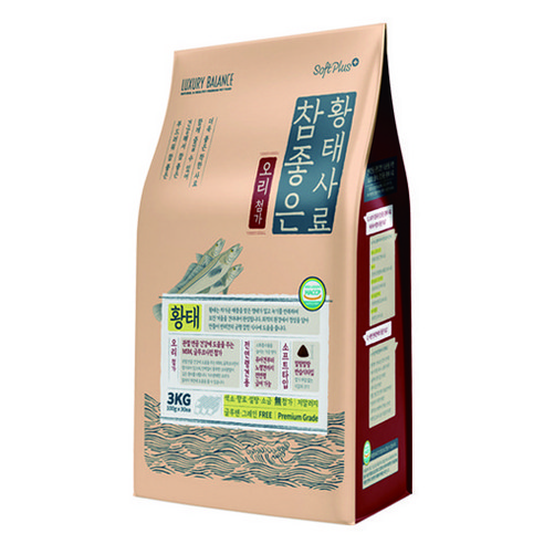 럭셔리발란스 소프트플러스 참좋은 황태사료, 1개, 3kg, 오리