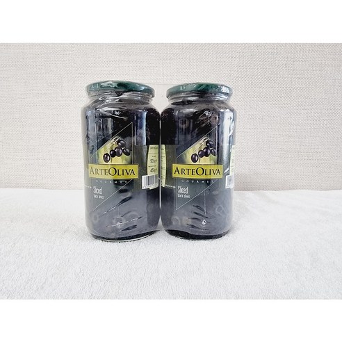 아르떼올리바 슬라이스 블랙 올리브, 935g, 2개