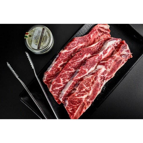 초이스 LA갈비 1KG 우대갈비 소고기 캠핑요리 구이용 미국산 프리미엄 꽃갈비, 1개