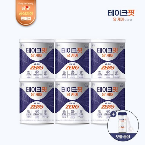 테이크핏 당케어 6캔+보틀/스푼, 1개, 304g