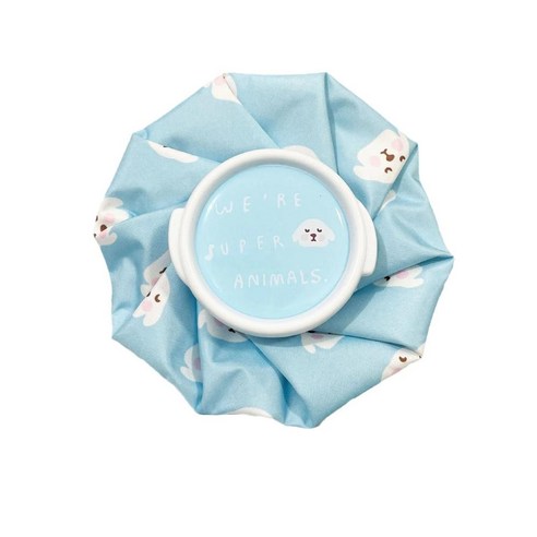 만화 아이스 팩 미니 스포츠 염좌 팽창 물로 채워진 냉각 반복, 1개, 3.Puppy