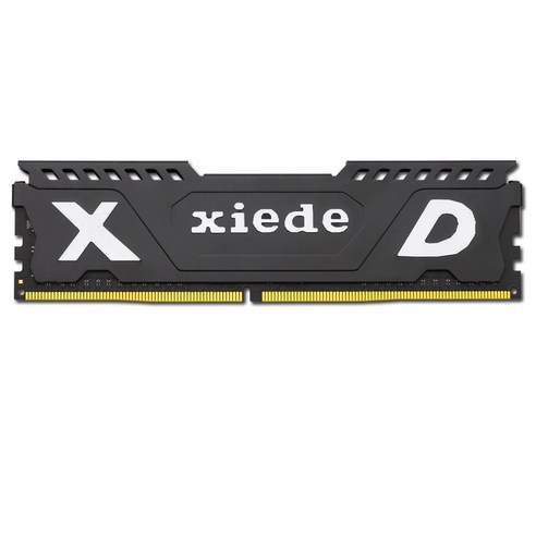Xiede 데스크탑 컴퓨터 메모리 RAM 모듈 DDR3 1600 4GB PC3-12800 240pin DIMM 1600MHz AMD / Inter X067 용 방열판 포함, 검정, 4GB.