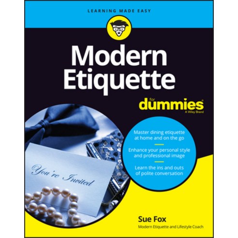 (영문도서) Modern Etiquette for Dummies Paperback, English, 9781119982845