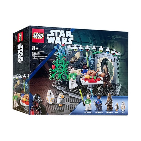 LEGO 레고 스타워즈 40658 밀레니엄 팔콘 크리스마스 디오라마