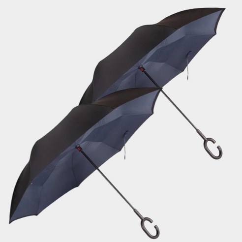 세르노 물이 튀기지 않는 자동 거꾸로 우산