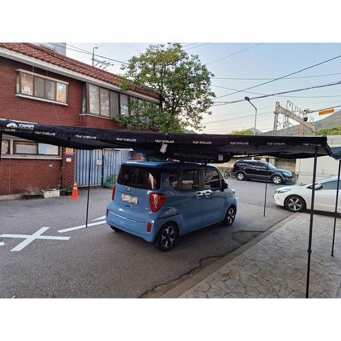 넓고 시원한 그늘, 완벽한 차박 캠핑