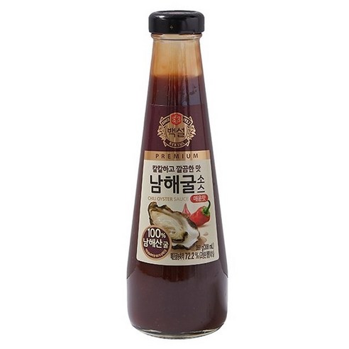 백설 남해 매운굴소스 350g, 16개