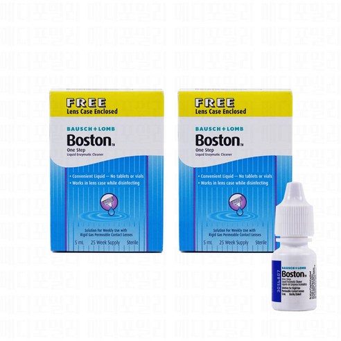 드림 하드 렌즈 보스톤 단백질제거제 5ml 2개