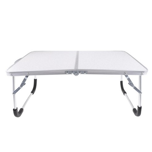 야외 접이식 테이블 야영 알루미늄 합금 피크닉 테이블 경량 책상, 62x42x27.5cm, 화이트