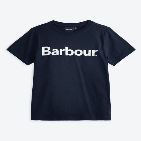 바버 24SSBarbour Kids 키즈 네이비 Staple 코튼 반팔 티셔츠 (백화점정품)ST6592