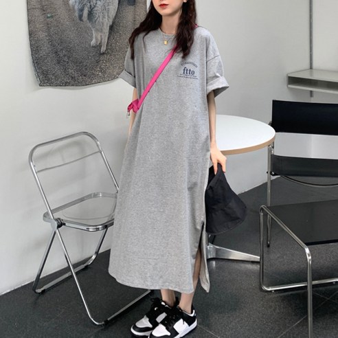 하루 종일 기분 좋은 편안함, 핏몬 루즈핏 롱 원피스로 완성하는 나만의 스타일