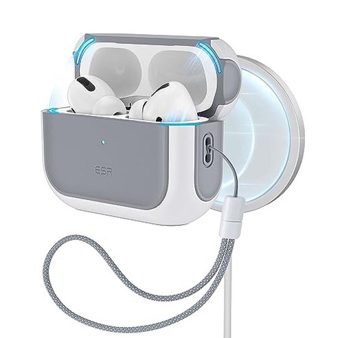 ESR 에어팟 프로 케이스 (2022/2019)용 AirPods Pro 2세대 HaloLock 탑재 MagSafe 지원 Pro2