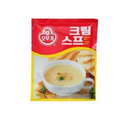 오뚜기 크림 스프, 80g, 4개