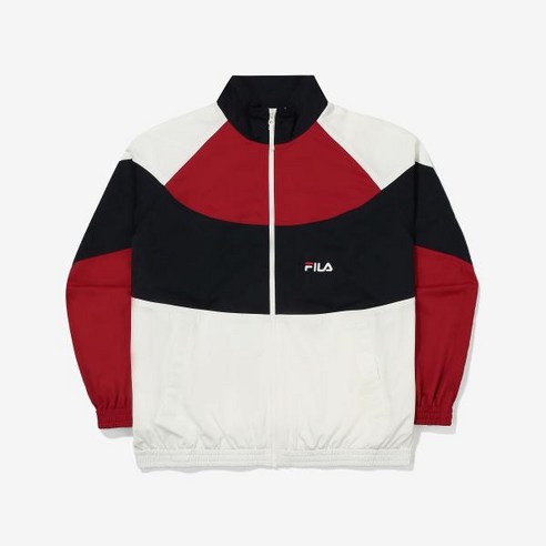 [FILA] 컬러 배색 바람막이 자켓_FS2JKE3102X_OWH