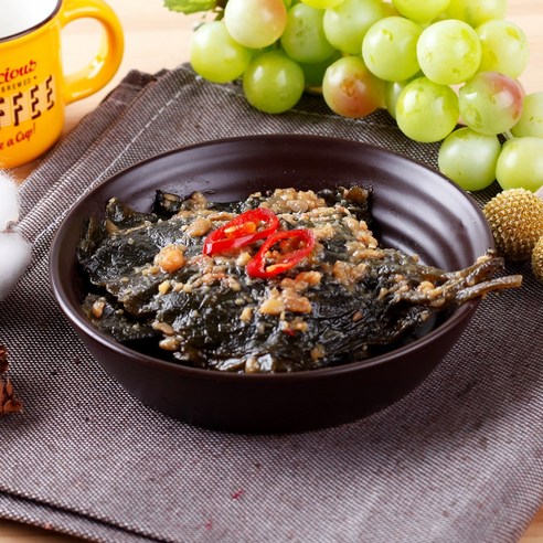 강경재성젓갈 된장깻잎 국내가공, 800g, 3개