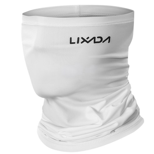Lixada 사이클링 스포츠 쿨마스크, 화이트