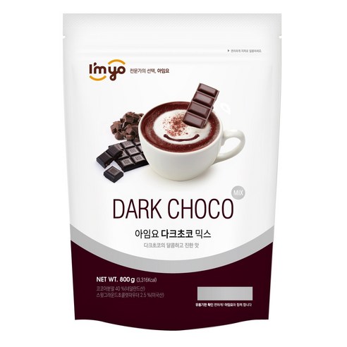 아임요 다크초코 믹스 파우더, 800g, 1개입, 1개