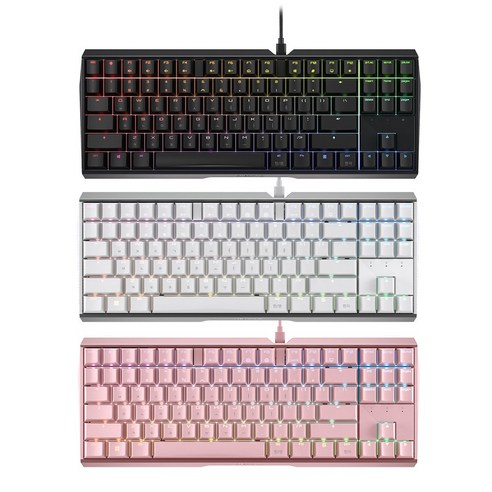 CHERRY 기계식키보드, MX BOARD 3.0S RGB TKL  (청축), 블랙