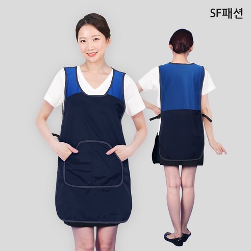 편리함과 스타일을 겸비한 얇은 버클 망사 앞치마
