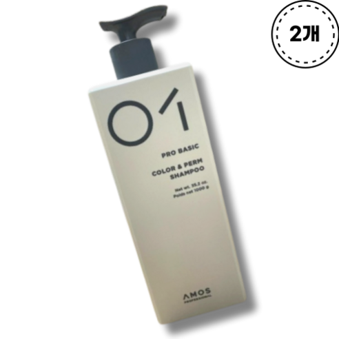[아모스] 칼라 앤 펌 샴푸 1000g AMOS COLOR&PERM SHAMPOO 염색모발 물빠짐방지 대용량 부드러운머릿결 윤기강화 모발손상케어 모발영양 샴푸케어, 1개