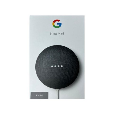 구글 네스트 미니 Google Nest Mini 2 인공지능 AI 블루투스 스피커 [병행수입/평일 3시이전주문건 당일출고/데러주식회사선택], Nest Mini 2 black