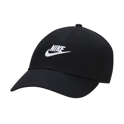 나이키 클럽 언스트럭처드 퓨추라 워시 캡 FB5368-011, 블랙 화이트, 블랙 화이트, 색상:블랙 화이트 / 사이즈:58(M/L)