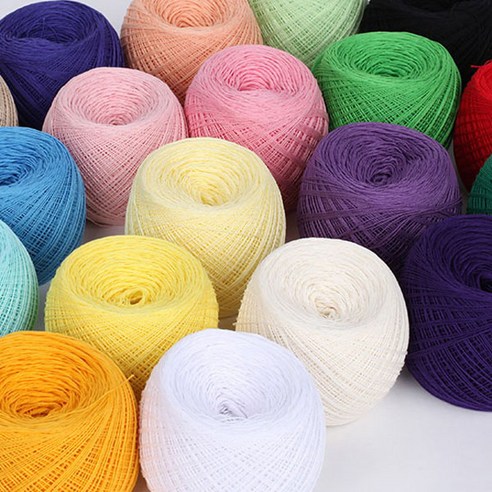 섬세한 손길로 피어나는 순백의 아름다움, 타조 구정뜨개실 순면 40수 여름뜨개실