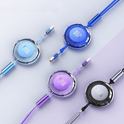 엉킴 없는 편리함, 레드에셋 초고속 충전 릴케이블로 디지털 라이프를 업그레이드하세요.