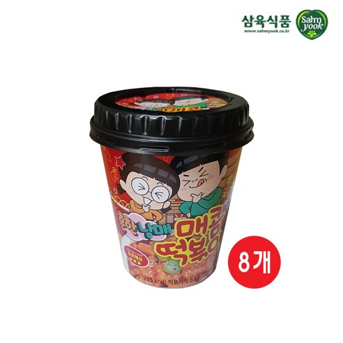 [무료배송][삼육]흔한남매 매콤떡볶이115g, 24개, 115g