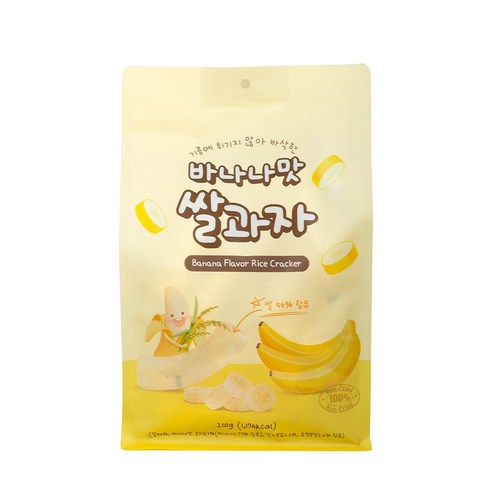 바나나맛 쌀과자, 1개, 210g