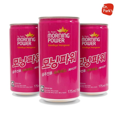 닥터박 모닝파워 숙취해소음료, 30개, 175ml