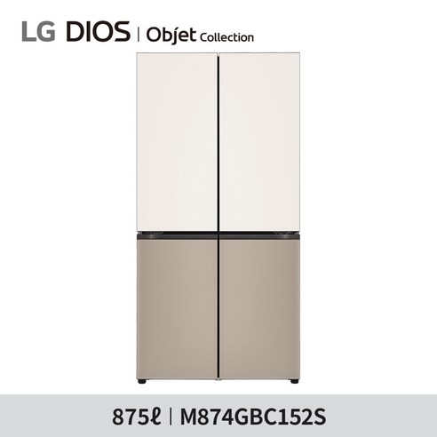 [LG](m)디오스 오브제컬렉션 매직스페이스 냉장고 875L M874GBC152S