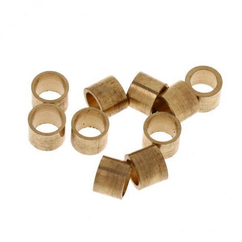 2-4pack 황동 스누커 또는 당구 큐 페룰 큐 팁 당구 1cm, 놋쇠, 놋쇠