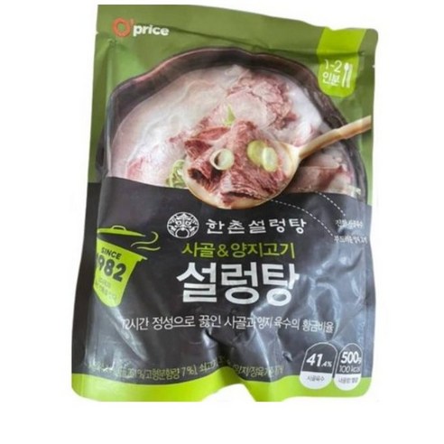 Oprice 한촌설렁탕 500g 5팩, 정통설렁탕 
면/통조림/가공식품