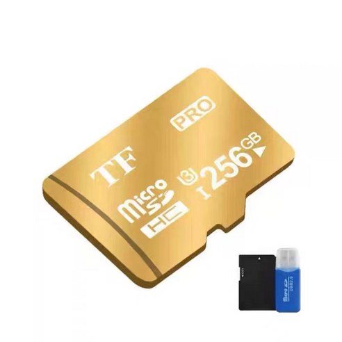 TF SD카드 마이크로 SD카드 128GB 256GB 512GB 블랙박스 SD카드 리더기, 골드