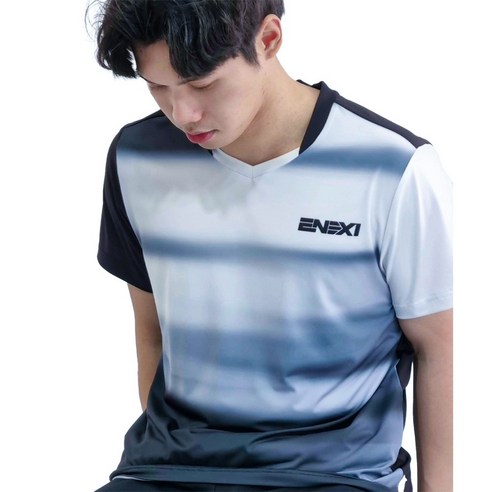 에넥시 남녀공용 배드민턴 티셔츠 데일리 반팔티셔츠 볼링 테니스 스쿼시 탁구티셔츠 기능성 티셔츠 경기웨어 단체복