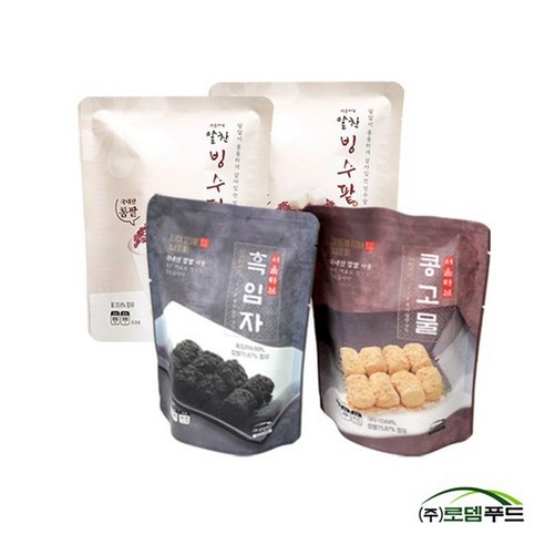 [서울마님죽]국내산 팥으로 만든 알찬빙수팥 1kg+콩고물인절미 200g+흑임자인절미 200g, 없음, 상세 설명 참조 빙수인절미 Best Top5