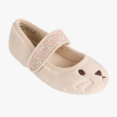 따뜻함과 스타일을 동시에! 66% 할인 퍼 플랫슈즈