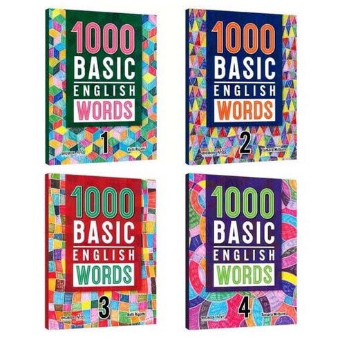 영문 원서 1000 Basic English Words 1 ~ 4단계, 1set