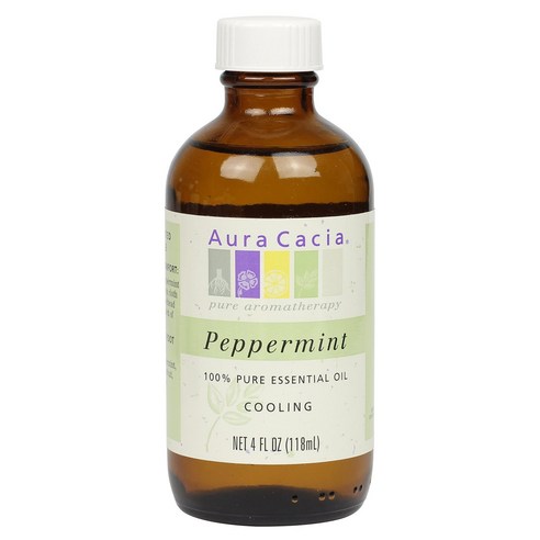 아우라카시아 퓨어 에센셜 오일, 118ml, Cooling Peppermint