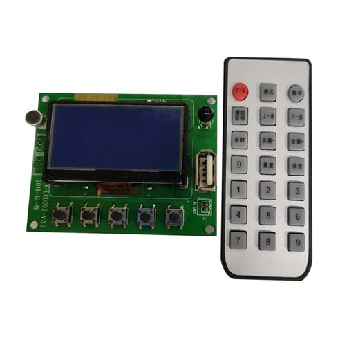 LCD 블루투스 5.0 차량용 USB MP3 플레이어 MP3 디코더 보드 모듈 가사 디스플레이 WMA WAV 지지대 TF 카드 USB FM 원격 12V, 상세내용표시