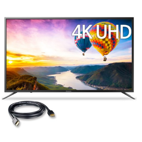 주연테크 4K UHD LED TV, 164cm(65인치), JYE-DS650U, 스탠드형, 방문설치