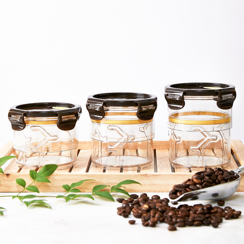 퍼즐락 크기조절 커피 원두 보관용기: 커피 애호가를 위한 궁극적인 원두 보관 솔루션