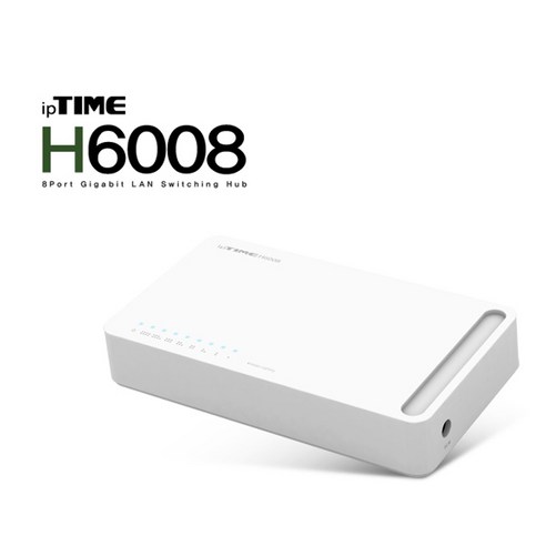 이에프엠 ipTIME H6008 스위칭허브 (8포트 1000Mbps), 선택하세요