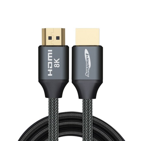 애니포트 Ultra HDMI 2.1Ver 8K 고급형 모니터케이블 AP-H8K010B, 1개, 1m