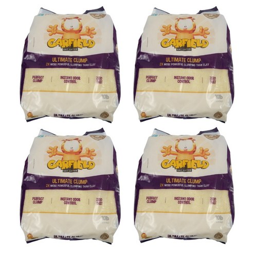 가필드 응고형 고양이 모래 Violet, 보라 4.53kg, 4개