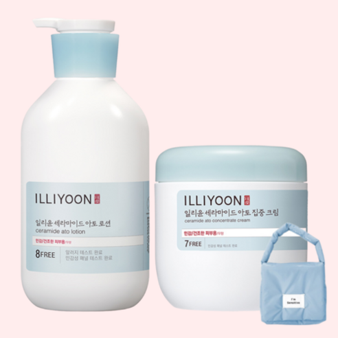 일리윤 세라마이드 아토 로션 580ml+크림 500ml, 1개