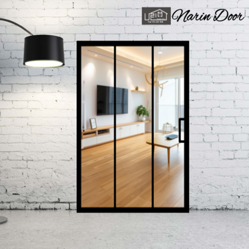 현관, 답답함은 이제 안녕! 초슬림 3연동 중문으로 넓고 쾌적하게! 오픈형중문